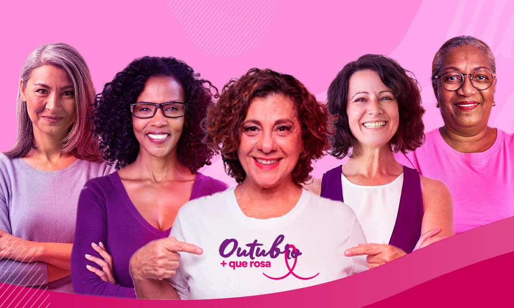 Fundação do Câncer faz campanha pela saúde da mulher no Outubro Rosa