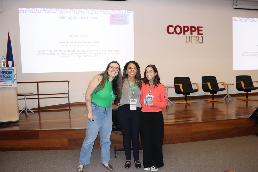 Premiadas e premiados do XIX Simpósio de Oncobiologia